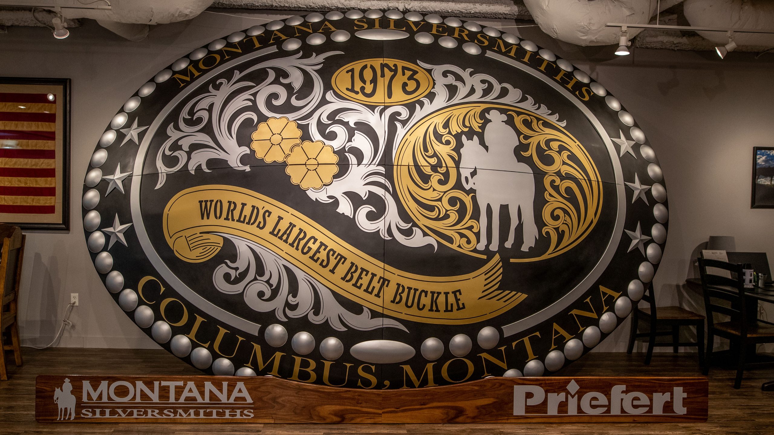 Montana Silversmith Largest Belt Buckle by Guiness World Records™