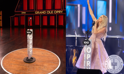 Carrie Underwood Rhinestone Mic Opry Stand