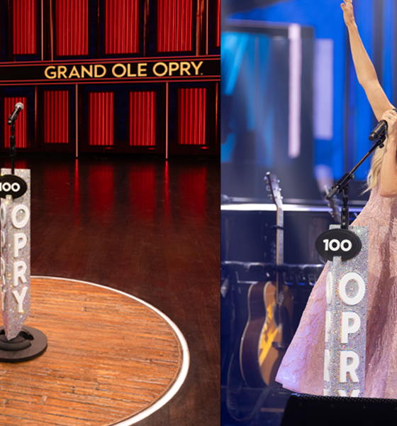 Carrie Underwood Rhinestone Mic Opry Stand