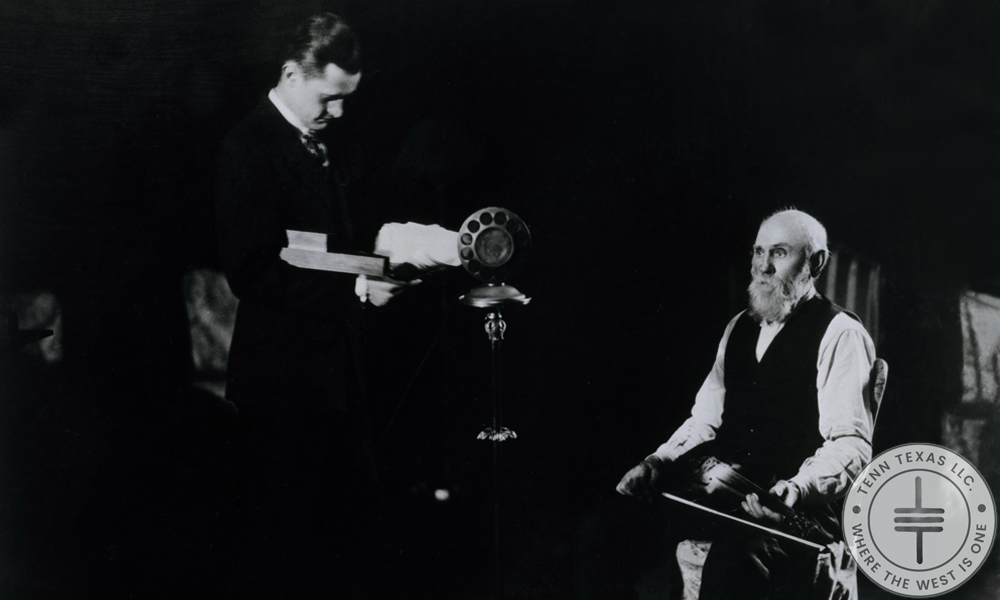Opry founder George D. Hay alongside Uncle Jimmy Thompson