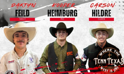 Kooper Heimburg Missouri Valley College Carson Hildre, Clarendon College Daxtyn Feild, Tarleton State University
