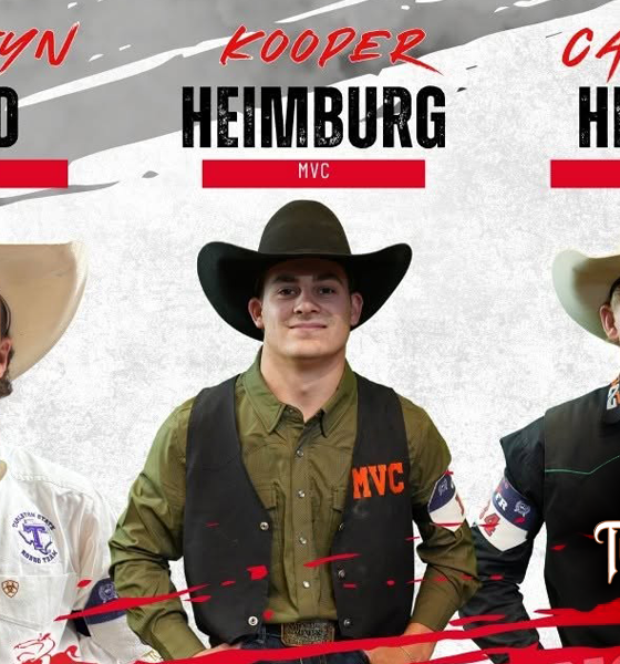 Kooper Heimburg Missouri Valley College Carson Hildre, Clarendon College Daxtyn Feild, Tarleton State University